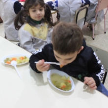 Une soupe à l'école!