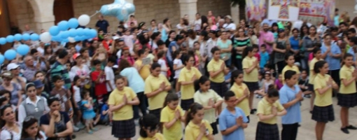 مسيرة من المدرسة إلى بكركي