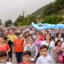 مسيرة من المدرسة إلى بكركي