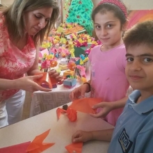 Fiesta en famille:Maths, origami