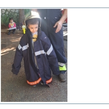 Démonstration des pompiers