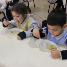Une soupe à l'école!